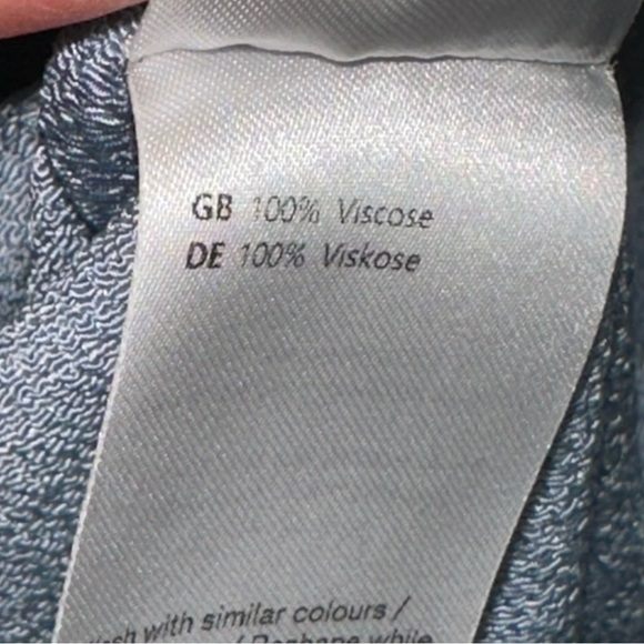 Samsoe Dress Dusty Blue Knee Length Aram S/S XL - Picture 12 of 15